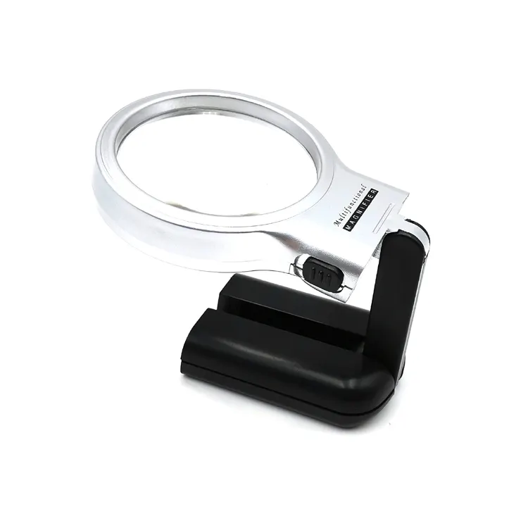 Best Price 2 in 1Led Magnifying Glasses Foldable Desk Lamp Magnifier