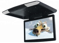 Montado en el techo 18,5 "19" pulgadas abatible hacia abajo vehículo coche autobús LCD Video Multimedia Monitor con reproductor SD USB compatible con entrada HDM1 AV