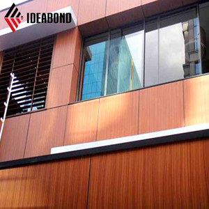 Panneau <span class=keywords><strong>composite</strong></span> en aluminium de style bambou pour façade - Product Image 4