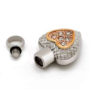 Los restos cremados de joyería de la cremación de cenizas recuerdo urnas collar - Product Image 2