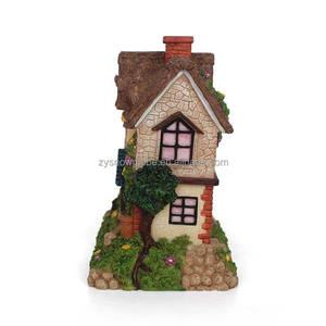 Regalo de recuerdo Casa de pueblo iluminada casa ornamentación - Product Image 4