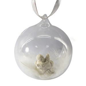 Pezzo d'attaccatura personalizzato dell'albero di natale in resina personalizzata, Mini accessorio decorativo con palla di neve in vetro, figurine di <span class=keywords><strong>animali</strong></span> - Product Image 4
