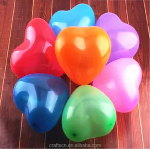 Grosir Mainan Anak 12 Inch Custom Bentuk Jantung Bulat Lama Lateks Balon