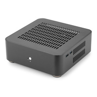 Casing Komputer Mini ITX RGeek L65S, Casing PC Mini Aluminium dengan USB 2.0 3.0, Chassis HTPC