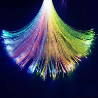Kits de plafond en fibre optique scintillante, éclairage latéral et d'extrémité, boule lumineuse, effet de flash et de tir en étoile