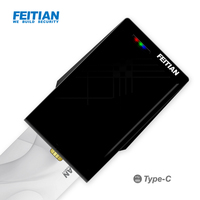 Double Interface Puce NFC Felica USB Type C Lecteur de Carte à Puce R502Dual-C-C9