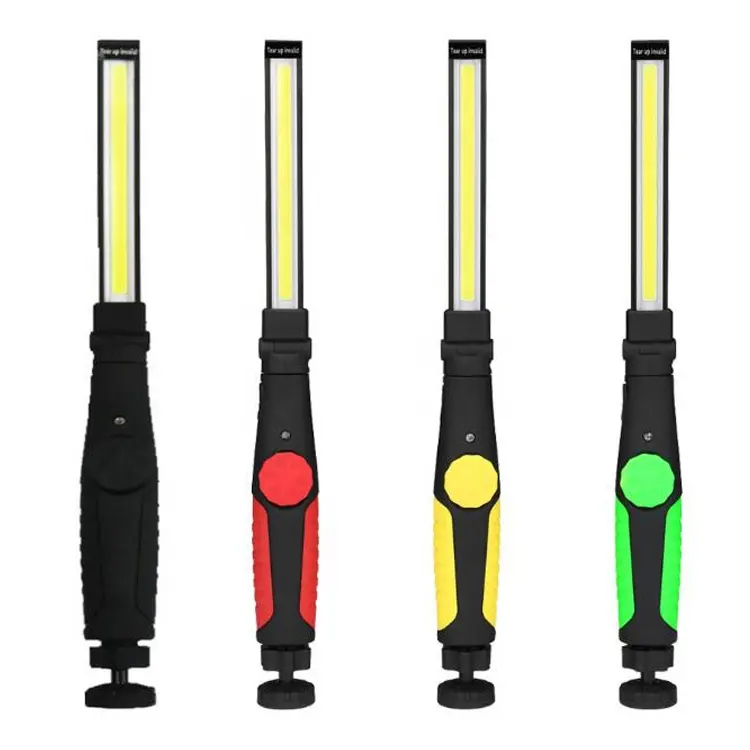 Lámpara de trabajo Led Cob para coche, brazo ajustable, recargable