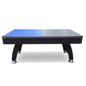 Nhà Máy Trực Tiếp 6ft 7ft 8ft MDF 3-Trong-1 Billiard Bàn Ăn Bóng Bàn <span class=keywords><strong>Combo</strong></span> Với Cao Su Đệm Đường Ray 9 Bóng Hồ Bơi Bao Gồm - Product Image 5