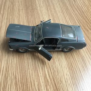 Personnalisation <span class=keywords><strong>de</strong></span> voitures anciennes en métal gris 1/24, modèle <span class=keywords><strong>de</strong></span> <span class=keywords><strong>voiture</strong></span> vintage 1/24, impression 3D - Product Image 4