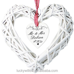 Venta caliente de la Navidad corona de mimbre con luces y campanas gris Navidad guirnalda - Product Image 2