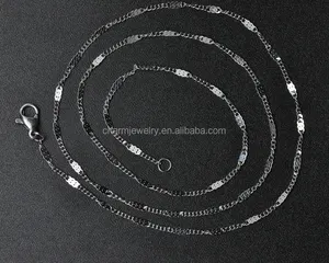 Бесплатный образец цепочка, ювелирное изделие, ожерелье в виде цепочки из нержавеющей стали BSL010-1