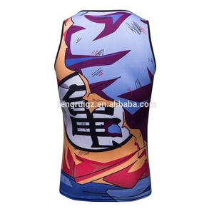 Personnalisé Séchage Rapide Vêtements De Course Hommes <span class=keywords><strong>Dragon</strong></span> <span class=keywords><strong>Ball</strong></span> Débardeur - Product Image 6