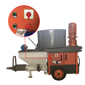 380V Mortar Grouting Machine Cement <strong>Mixer</strong> <strong>Plastering</strong> Machine - Product Image 2