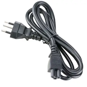 for computer supply SEV approval swiss 3 prong plug to iec c5 connector switzerland power cord