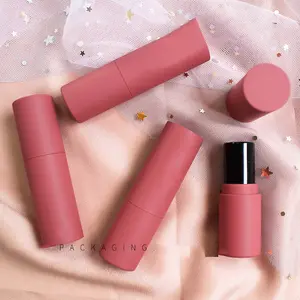 Lipstik Matte Lipstik Rouge Makeup Kualitas Kustom OEM Herbal Kustom Layanan Label Pribadi 3 Tahun Makeup Umum 3.8G