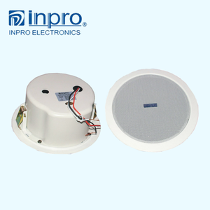 Système de musique de fond Haut-parleur de plafond Métal blanc Passif 6 pouces Haut-parleur Unités Driver In-wall Mesh Wire Cover PA - Product Image 5