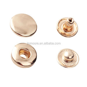 Round Metal Spring Snap Rivet Button Press Stud <strong>Popper</strong> Fastener Closure - Product Image 3