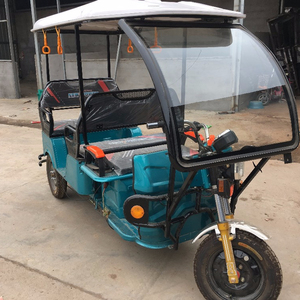 Rickshaw elétrico à bateria com assento de sofá