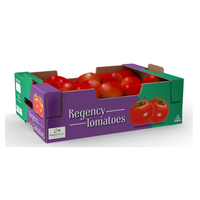 Boîte en Carton ondulé pour fruits et légumes, emballage personnalisé de cosmétiques, 12 pièces
