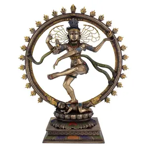 Vendita calda Personalizzato Handmade Polyresin Danza di Shiva Statua