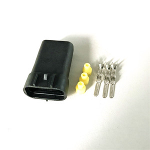 Conector de Cableado Automotriz Sellado de 3 Pines <span class=keywords><strong>Nippon</strong></span> <span class=keywords><strong>Denso</strong></span> con Terminal y Sellos 90980-10841 - Product Image 1