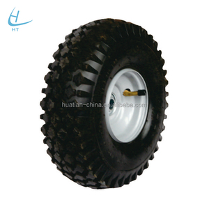 Hand Truck Rubber Wheel Hand Truck Tire PR1007A Pneumatic Rubber Wheel