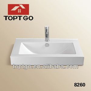 por <span class=keywords><strong>encima</strong></span> de montaje en gabinete de cuarto de baño <span class=keywords><strong>lavabo</strong></span> <span class=keywords><strong>encimera</strong></span> <span class=keywords><strong>lavabo</strong></span> <span class=keywords><strong>lavabo</strong></span> de cerámica 8260 - Product Image 1