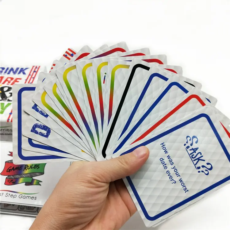 Jogo de cartas de negociação sexy, mais engraçado, produtos chinesas de qualidade, caixa para adultos, jogo de cartas casico personalizado