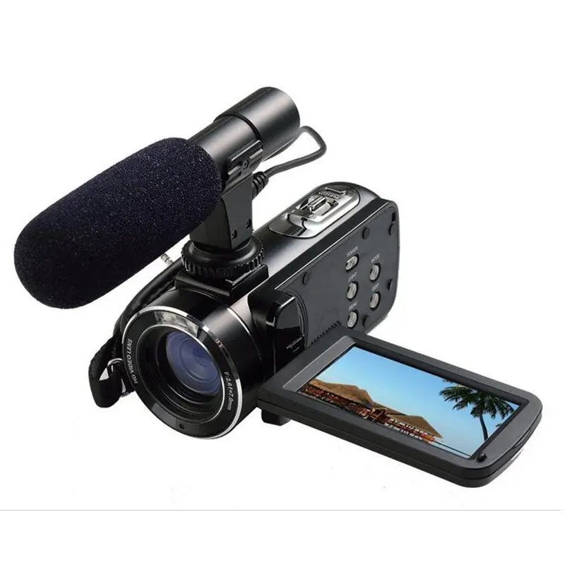 Factory Price video camera full hd 1920x1080 24MP mini hd digital video camera with Wifi remote control 3'' touch screen