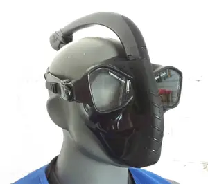 Gaya baru keren Pria Bawah Air masker selam menyelam pelindung latihan wajah penuh masker snorkeling set Masker