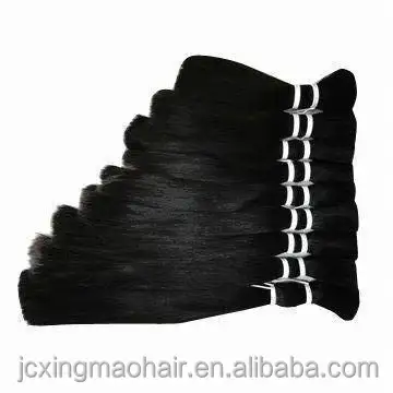 Gute Qualität Echthaar verlängerungen Indian Non Remy Double Drawn Hair Bulk