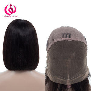 Perruques Courtes Bob à Lacet Complet <span class=keywords><strong>en</strong></span> Cheveux Humains Vierges Péruviens Remy de <span class=keywords><strong>10</strong></span> à 12 Pouces avec Cuticules Alignées pour Femmes Afro-Américaines - Product Image 6