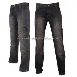 Pantalones Vaqueros de Kevlar Oscuro de Alta Demanda, Duraderos y Protectores, Estilo Casual y Cómodo para Hombre y Mujer, Venta al Por Mayor - Product Image 1