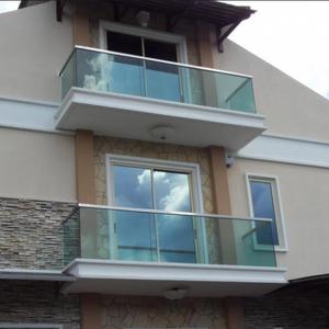 <span class=keywords><strong>Escalier</strong></span> extérieur moderne sans cadre en plexiglas, balcon, <span class=keywords><strong>balustrade</strong></span> en aluminium - Product Image 2