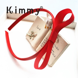 Serre-tête pour filles et enfants avec petit nœud, 196 couleurs, ruban gros-grain KIMMY, pour la vie quotidienne - Product Image 1