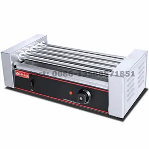 Electric unique stainless steel hot dog sausage roller grill china stainless steel 1 year online support ce 11 5 roller