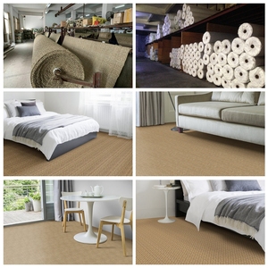 Tapis en herbe de mer tissé en fibre naturelle, rouleau de tapis en herbe de mer pour la décoration de la maison, de l'hôtel, du complexe hôtelier, du restaurant - Product Image 4