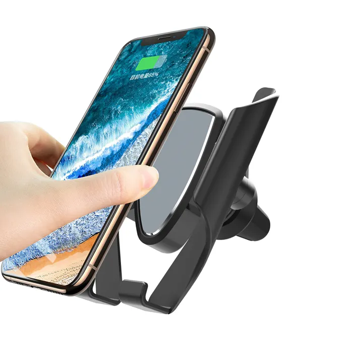 2 in 1 Auto Lock Plastic Phone Holder Gravity Car Mount with Air Vent Placement for Mobile Phone in Cars and Trucks