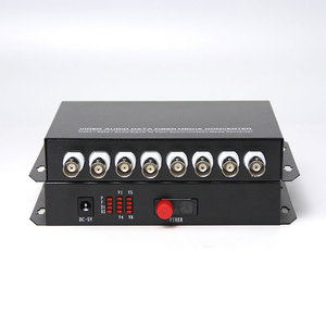 Convertidor <span class=keywords><strong>de</strong></span> Video Digital <span class=keywords><strong>de</strong></span> Fibra Óptica a BNC CVI, 1 Par, 720P 960P, Puerto FC, 8 Canales, AHD HD CVI - Product Image 2