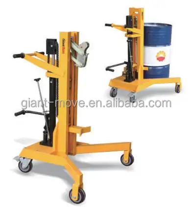 Raksasa-bergerak Raptor Drum Loader/Unloader Manual Drum Stacker, Minyak Drum Pengangkat