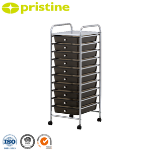OEM Wholesale Taiwan Household Storage Furniture Colorful Steel PP Storage Cubes Drawers Four-<b>Wheel</b> <b>Trolley</b> Cart EBay - Product Image 1