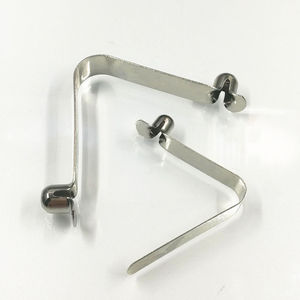 Custom Stamping Flat Steel Push Button Metal v Shape Pin U <strong>Spring</strong> <strong>Clip</strong> - Product Image 6