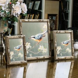 กรอบรูปไม้สนสีทองโบราณขนาด8x10ดีไซน์ภาพศิลปะและกรอบไม้หรูหรา4x6 - Product Image 6