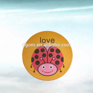 Belle FDA Certificat Isolé Cartoon Decal Mélamine <span class=keywords><strong>Plaque</strong></span> pour Enfants - Product Image 4