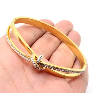 AFXSION Commercio All'ingrosso di Vendita Caldo del diamante di pietra Classico braccialetto di modo di disegno di marca di Gioielli In acciaio Inossidabile del braccialetto Delle Donne - Product Image 6