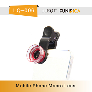 lieqi 6x 고정 초점 미니 매크로 렌즈 <span class=keywords><strong>HTC</strong></span> 하나 <span class=keywords><strong>M7</strong></span> 보편적 인 lq-006 가방 클립 캡 - Product Image 3