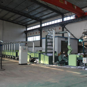 Nuevo tipo de reciclaje de residuos de tela de ropa <span class=keywords><strong>Jeans</strong></span> máquina de reciclaje de residuos textiles para materias primas será trapos, ropa, no tejido - Product Image 1