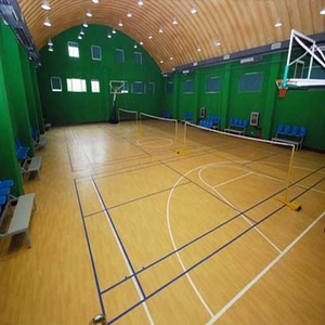 Pista de baloncesto de goma de Pvc, superficie de suelo deportivo usado - Product Image 4