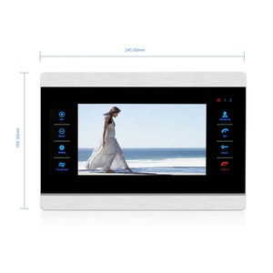 Bcomtech Chất lượng cao 7 inch nhà thông minh <span class=keywords><strong>video</strong></span> cửa điện thoại góc rộng cửa chuông với 4 màn hình hỗ trợ - Product Image 3