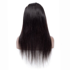 Trước Nhổ Cơ Sở Lụa Thụy Sĩ <span class=keywords><strong>360</strong></span> Ren Phía Trước, Tai Đến Tai <span class=keywords><strong>360</strong></span> Ren Phía Trước Đóng Cửa Với Brazil Tóc Con Người Bó - Product Image 2